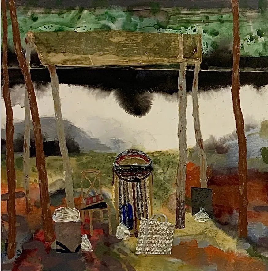 Francis Convery RSA, Findhorn 1, 2 and 3 (triptych), 2019