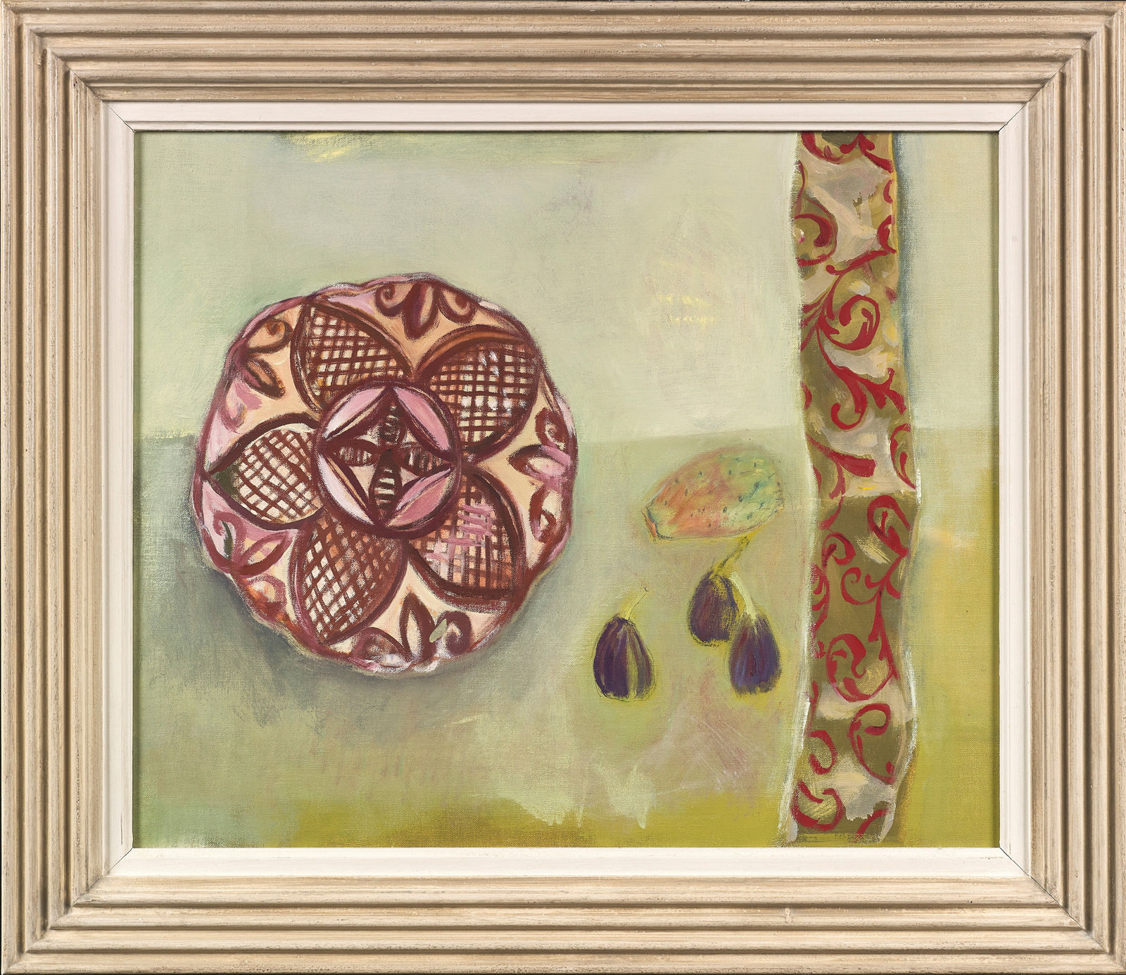 Elizabeth Blackadder RSA, Squash, Plate and Ribbon, circa 2010