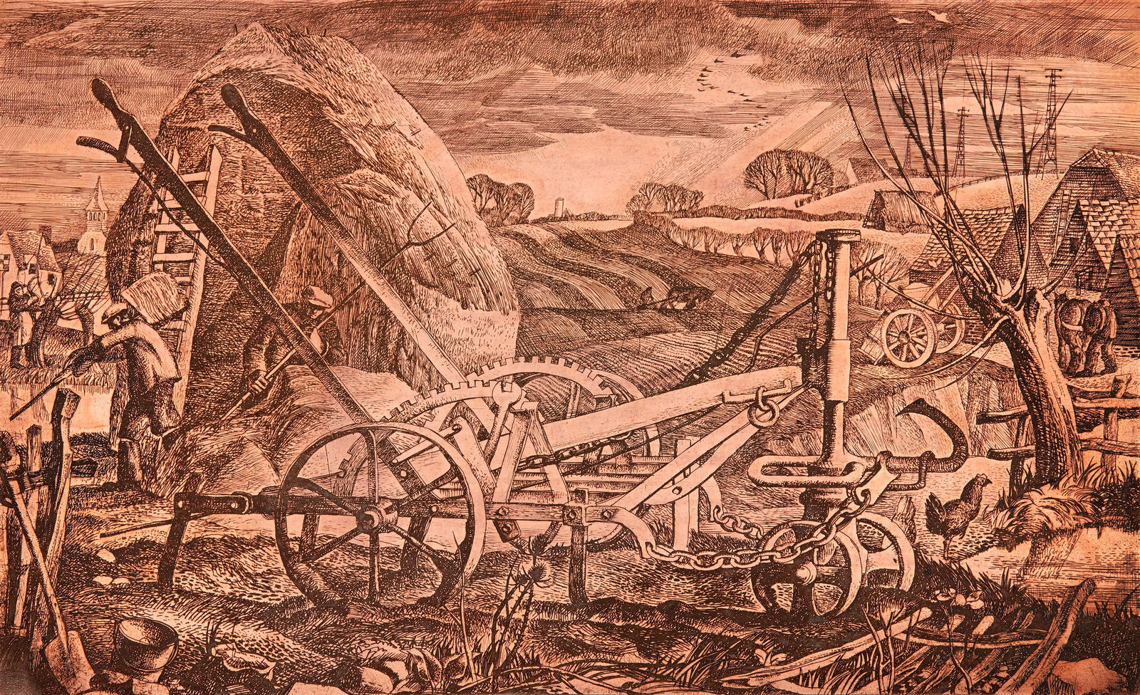 William Wilson RSA, The Harrow, around 1935-36