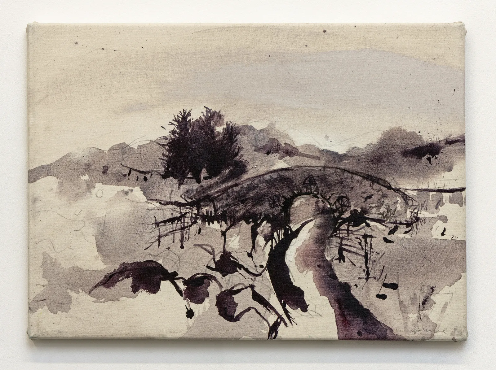 Kate Downie RSA, Bridge over the Brerachan Burn