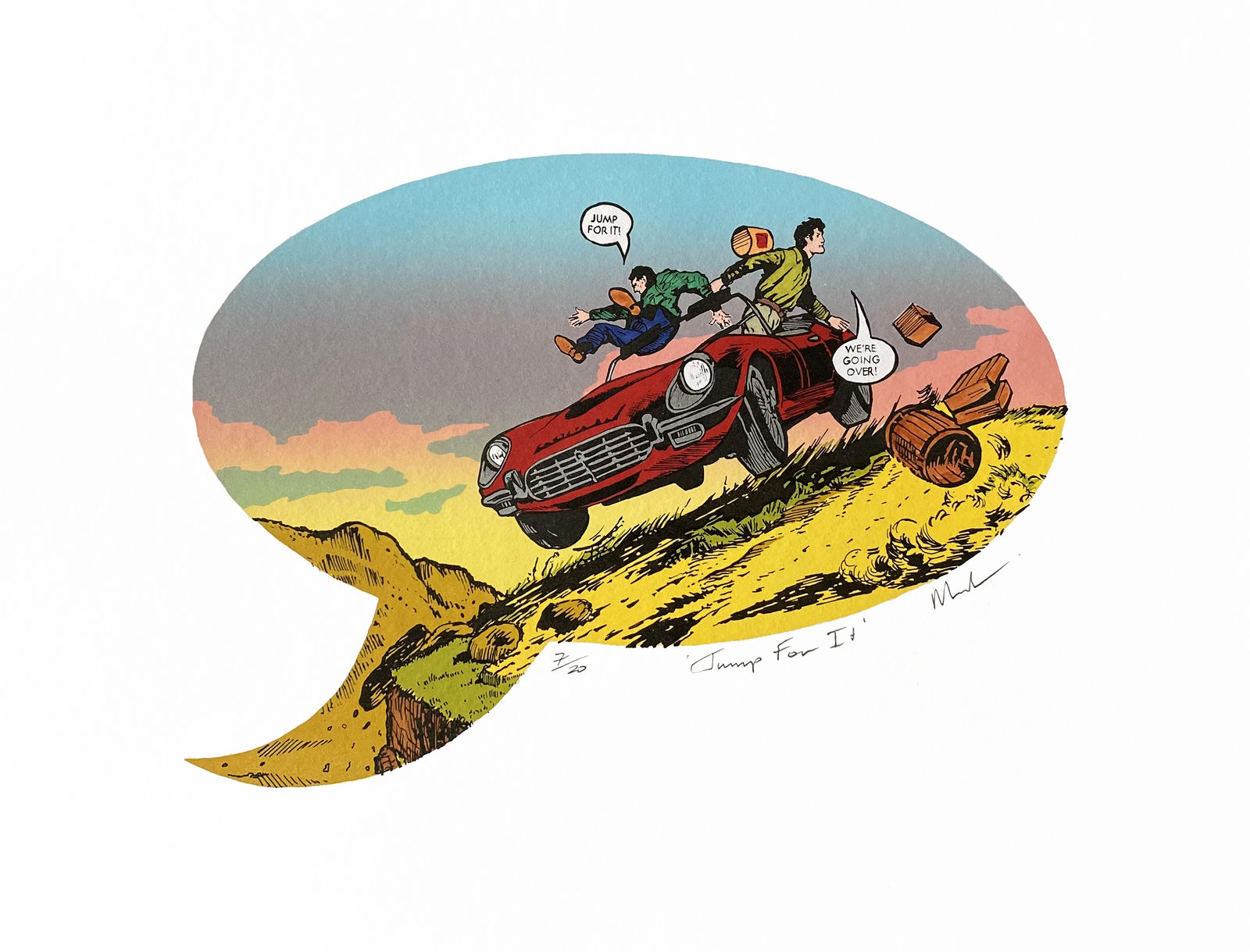 David Mach HRSA, Jump for it