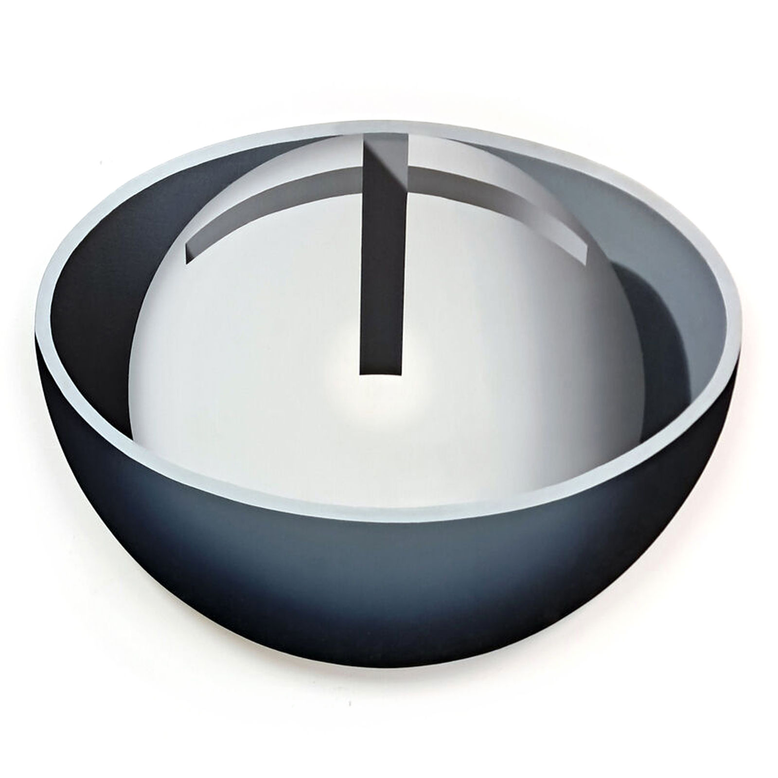 Jim Pattison RSA, Grey Cross Cut Sphere, 2024