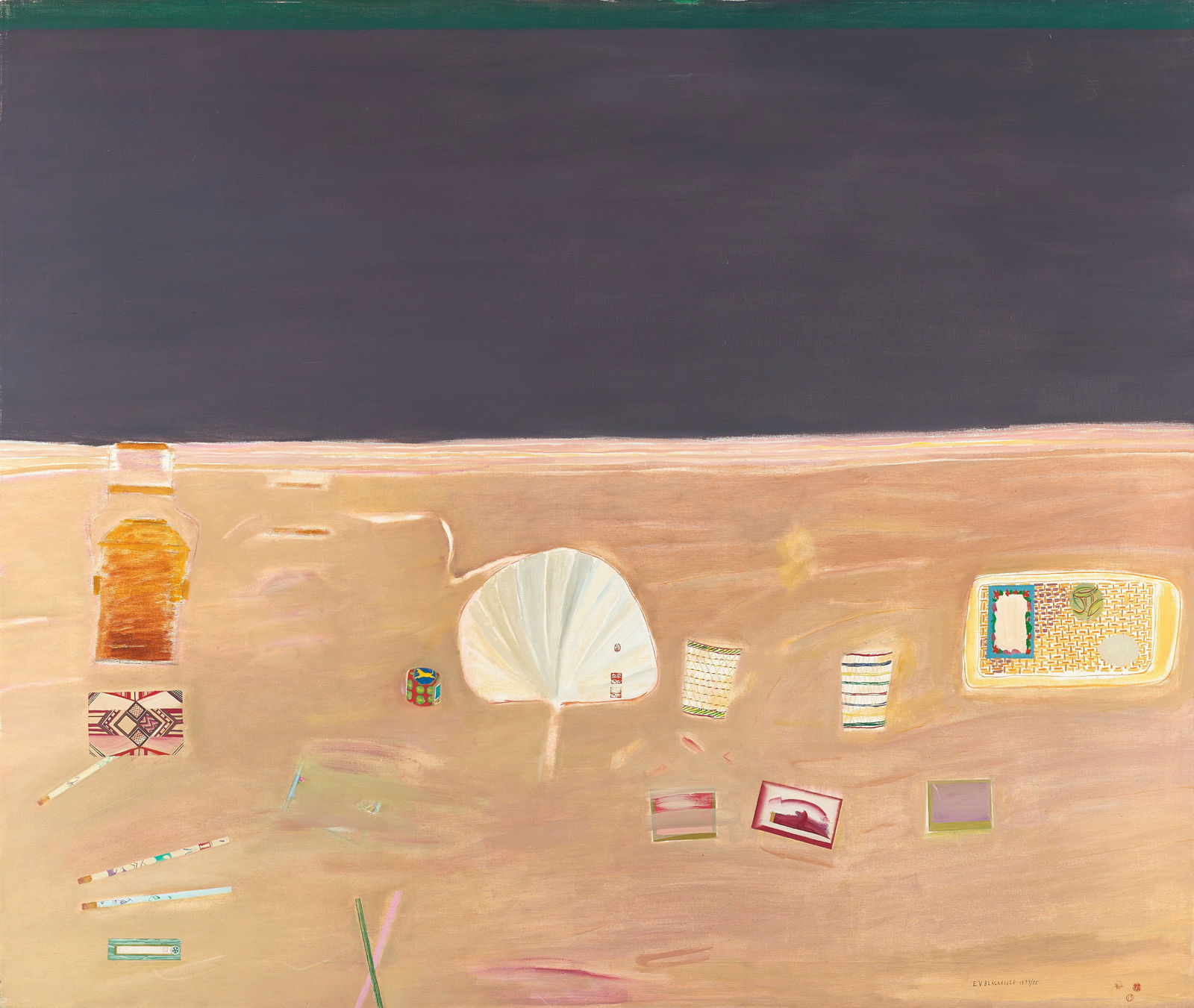 Elizabeth Blackadder RSA, Still Life with Fan, 1977