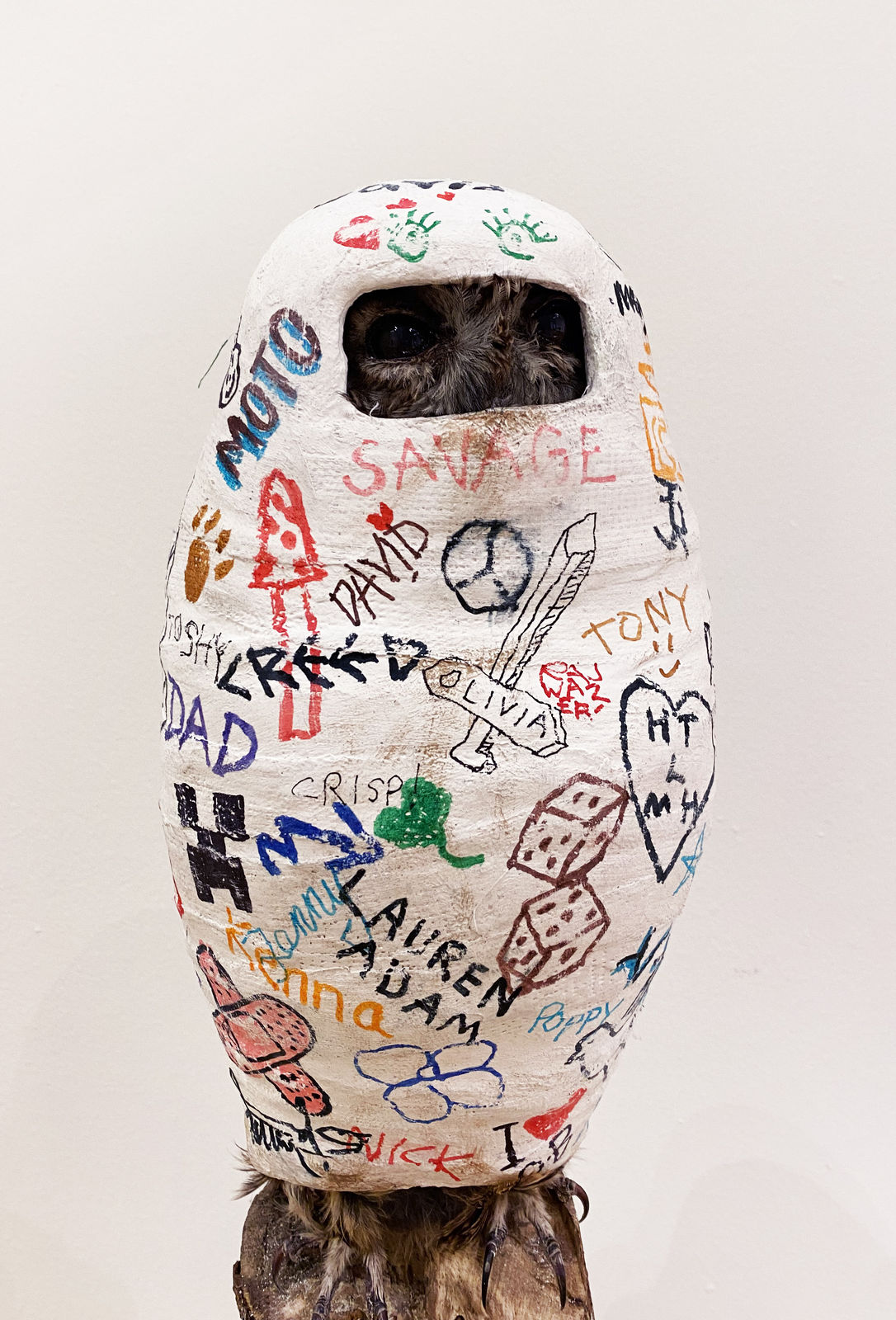 Edward Summerton RSA and Hetty Thompson, Broken Owl