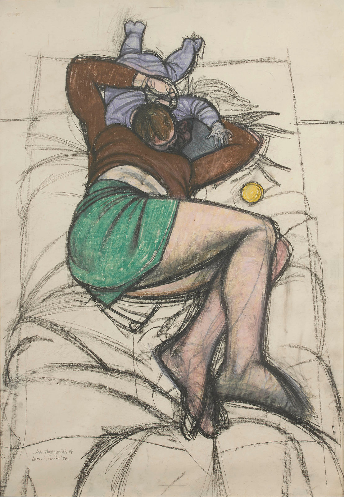 Leon Morrocco RSA, Jean Playing with PP, 1974