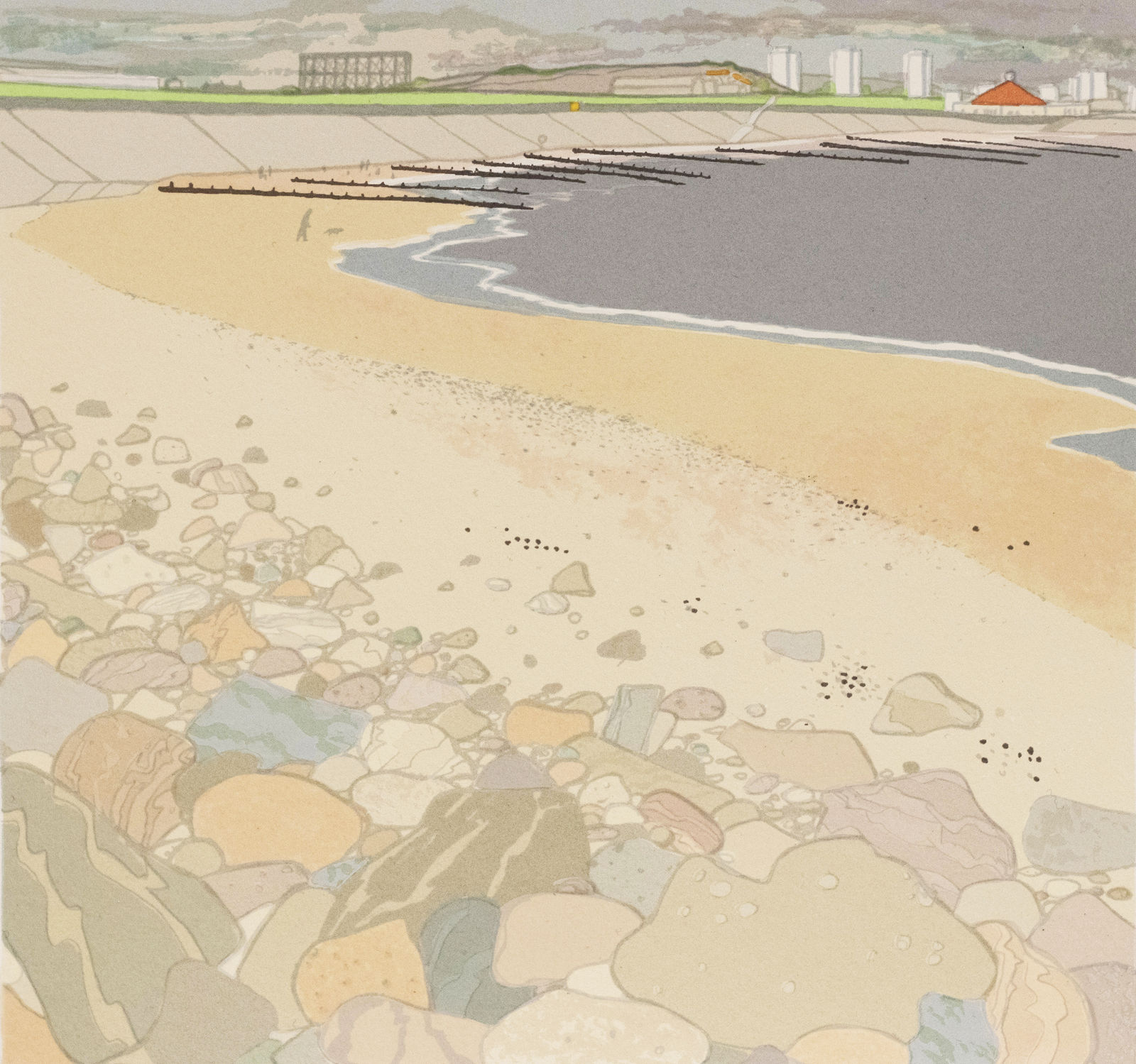 Frances Walker RSA, Aberdeen Beach, 1994