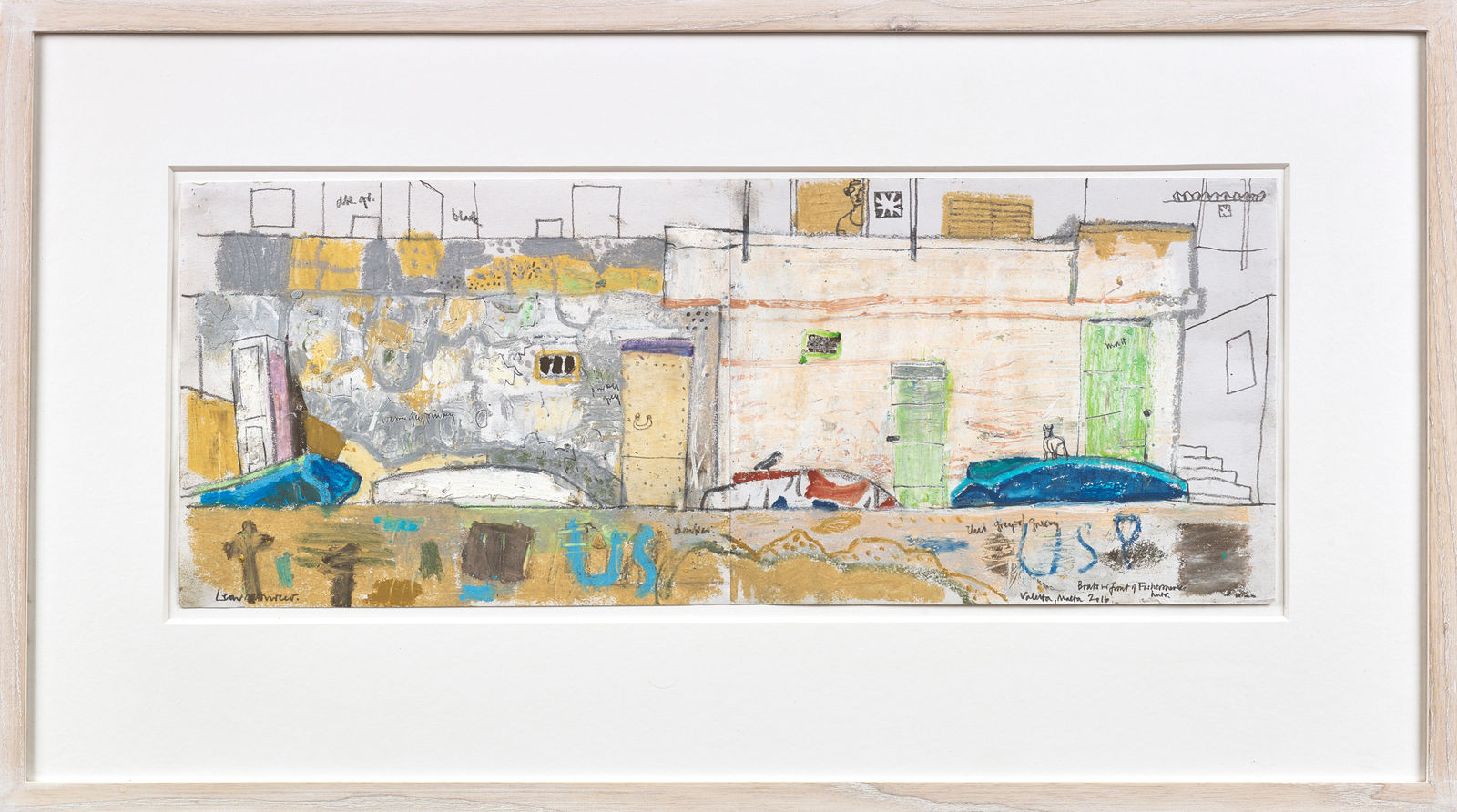 Leon Morrocco RSA, Fishermen's Huts and Boats, Valletta, 2016