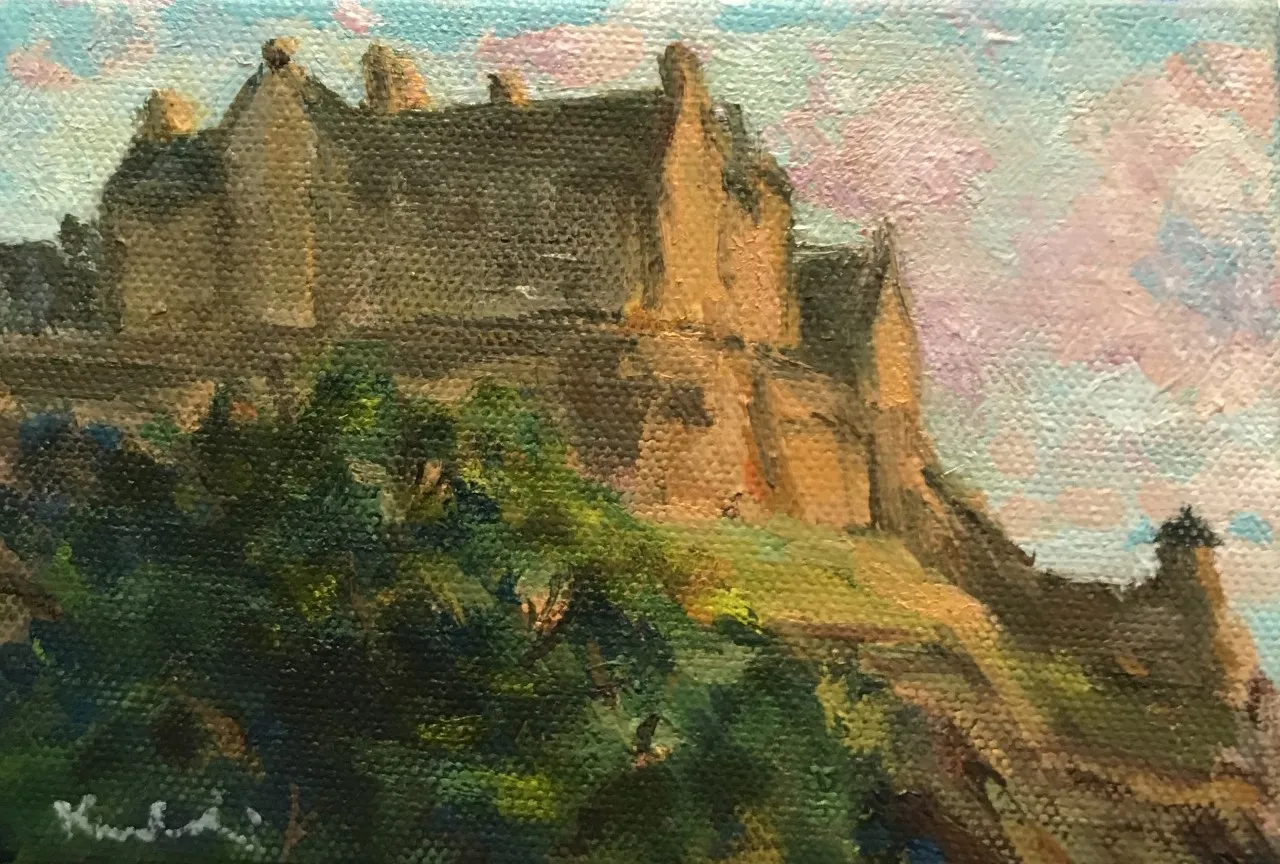 Henry Kondracki RSA, The Castle, Summer Evening, 2020