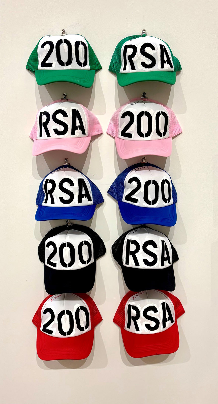 Ross Sinclair RSA (Elect), Real Life RSA @ 200 A wearable artwork for 2 people symbolising and celebrating the collaborative and cooperative synergy of 200 years of RSA, Scotland's first and oldest artist run organisation, 1826-2026
