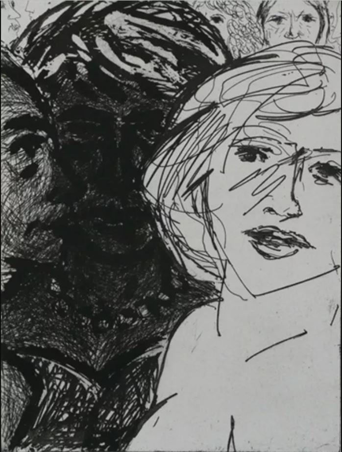 John Houston RSA, Manhattan Party, 1986