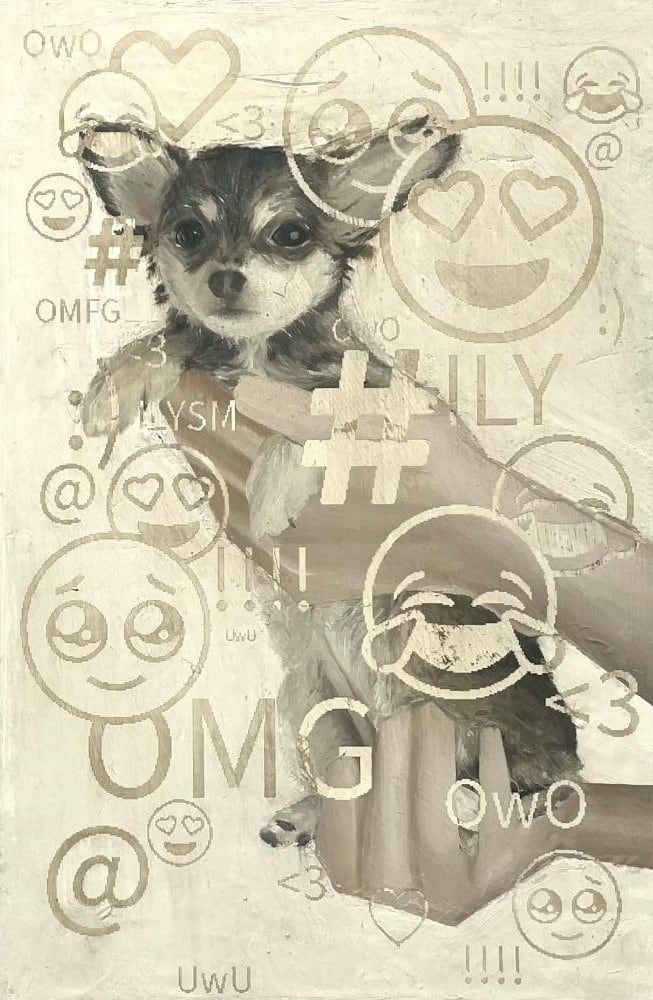 Malachy McCrimmon, YOLO full-moon doomscrolling II, 2025