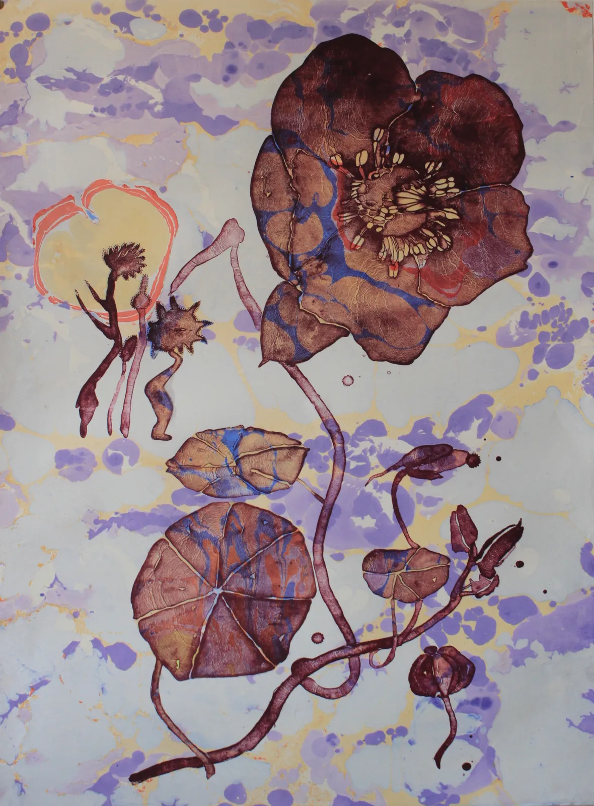 Elspeth Lamb RSA, Psychedelic Flower: Shine like a Star