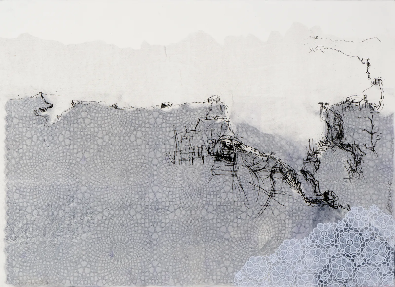 Kate Downie RSA, Walking the Dragon Wall II, 2011-15