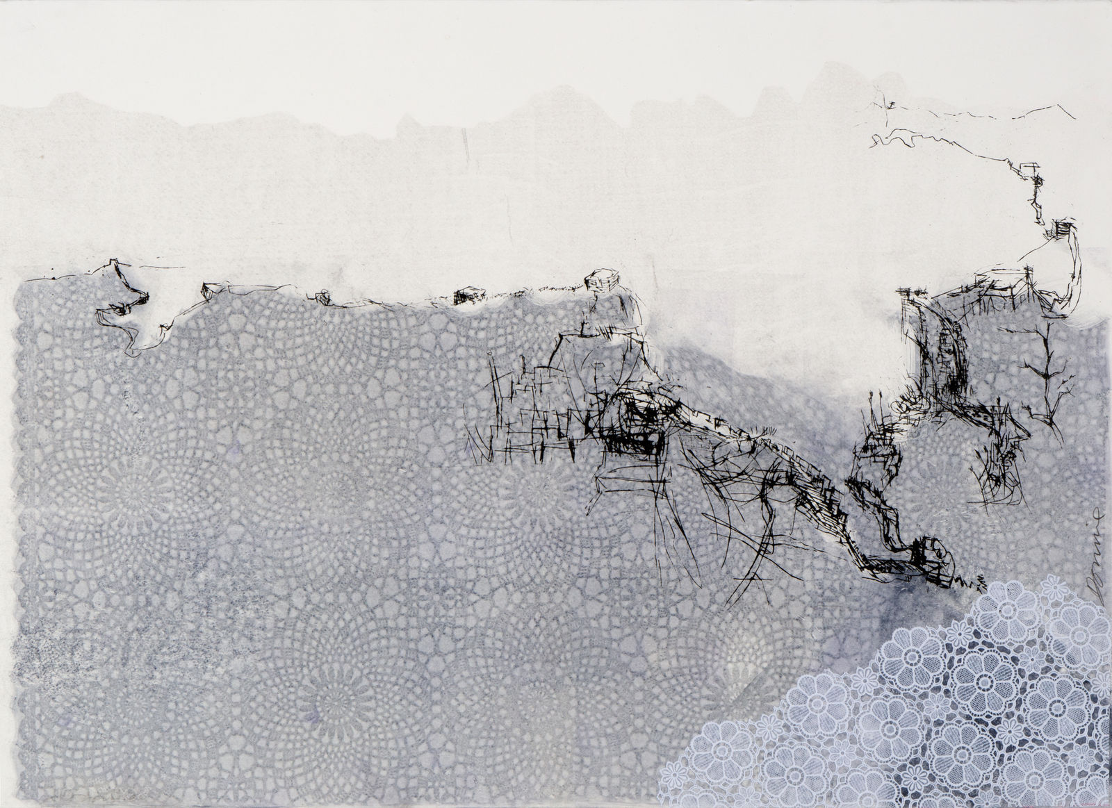 Kate Downie RSA, Walking the Dragon Wall II, 2011-15