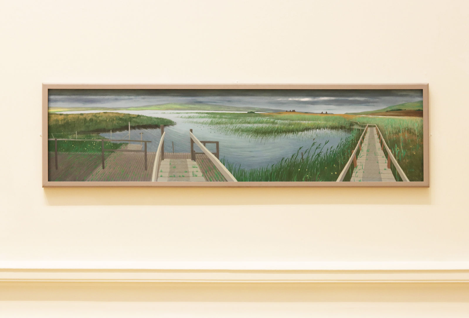 Frances Walker RSA, Crossing to Finlaggan, 2001