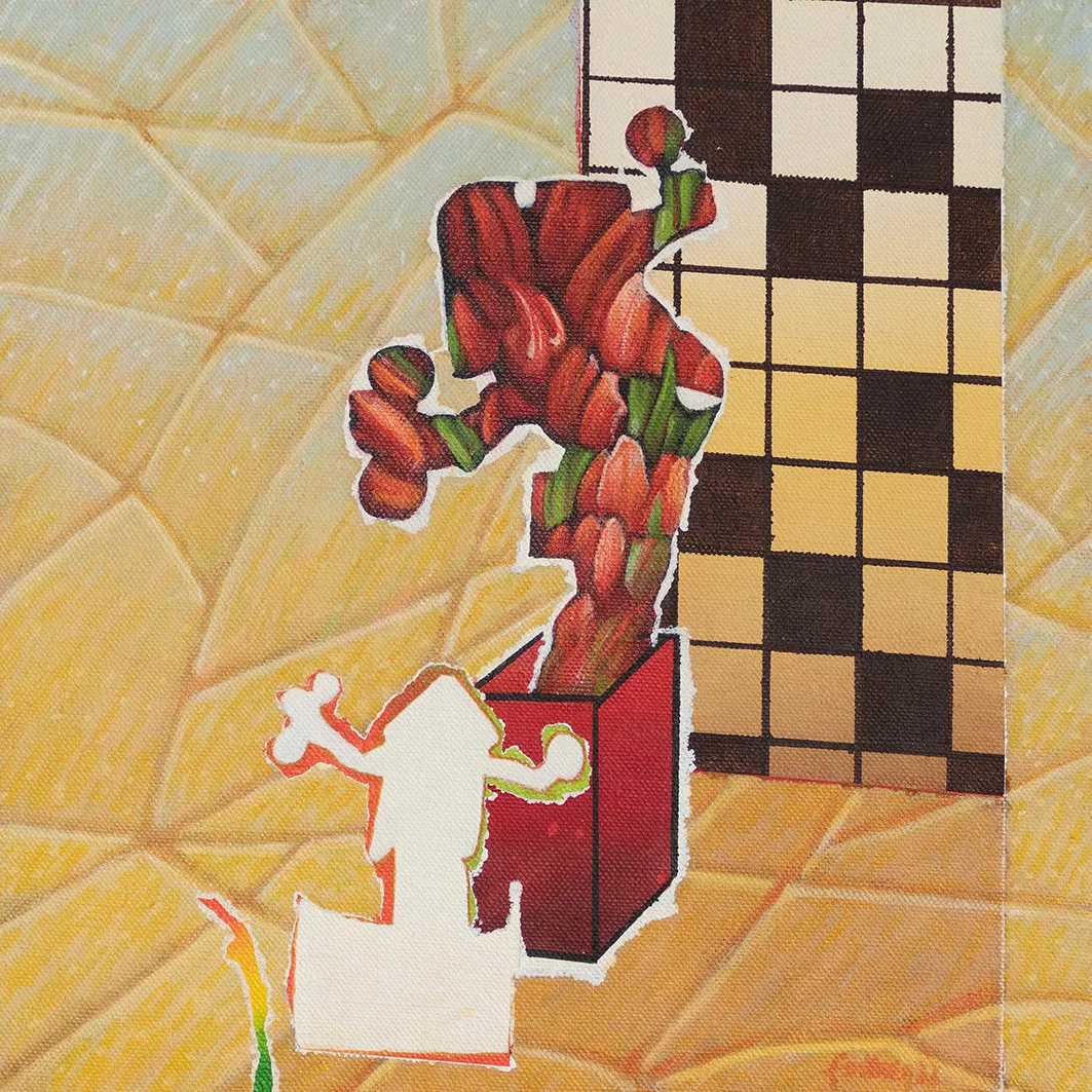 Ronald Forbes RSA, Everyman: Floral Encounter, 2023