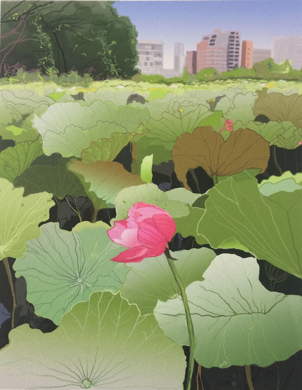 Elspeth Lamb RSA, Ueno Park