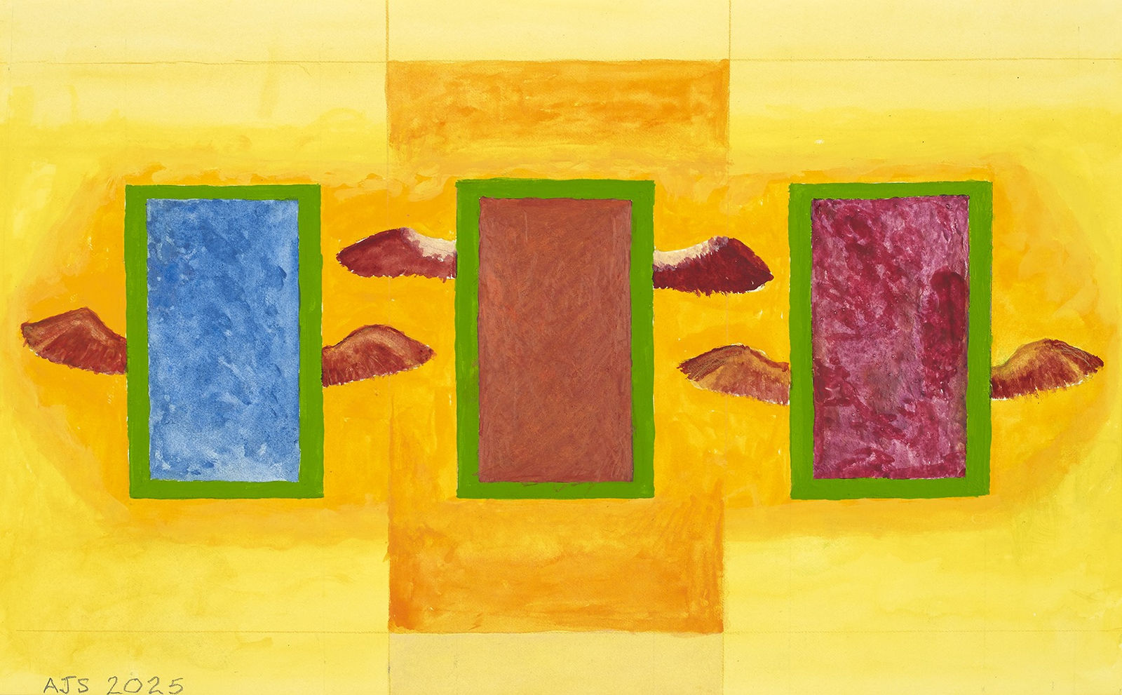 Andrew Stenhouse RSA, Winged Portals, 2025