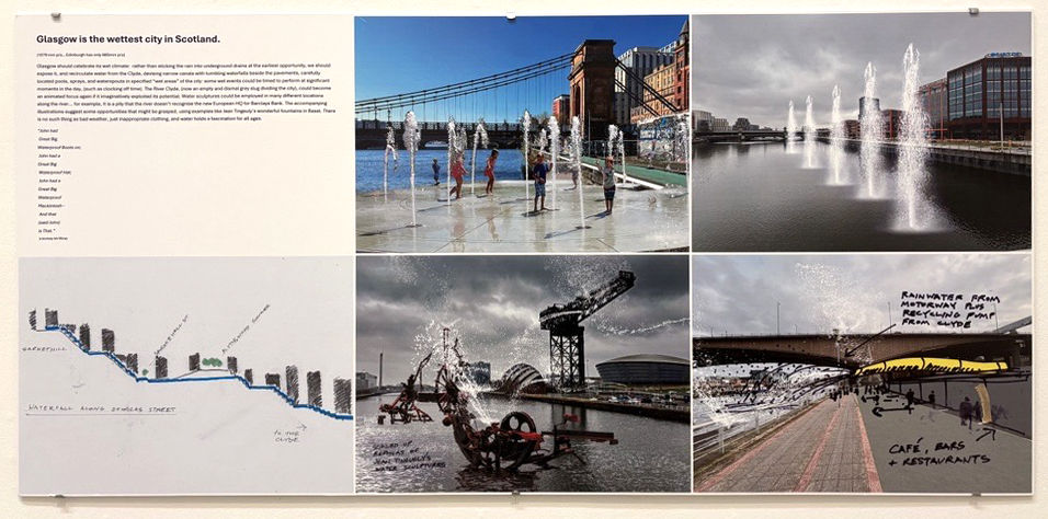 Robin Webster RSA, Stuart Cameron, Miranda Webster RSA: cameronwebsterarchitects, Glasgow water celebrations, 2025
