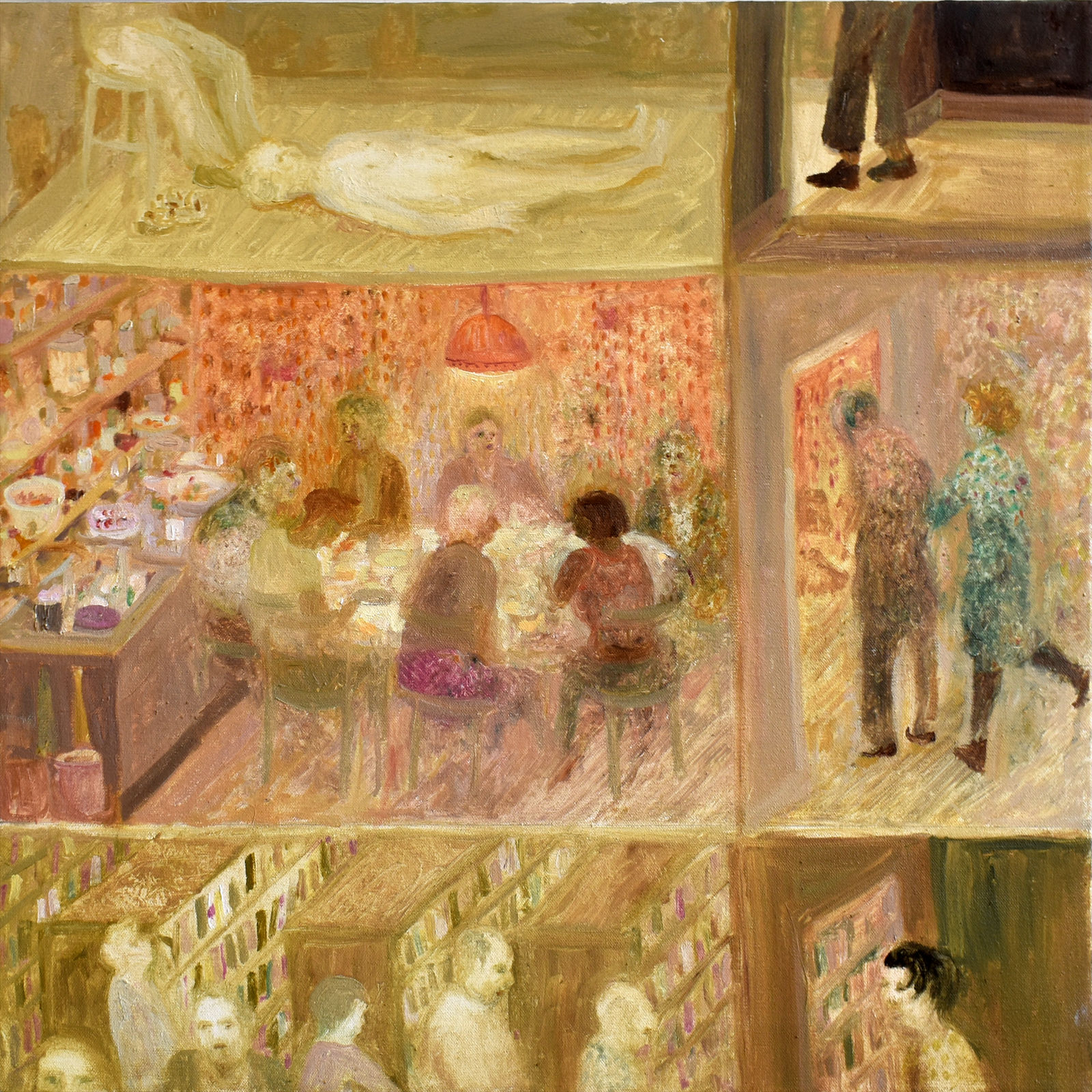 Robbie Bushe RSA, Allegory of Ineffectual Governance: The Body Upstairs, 2025