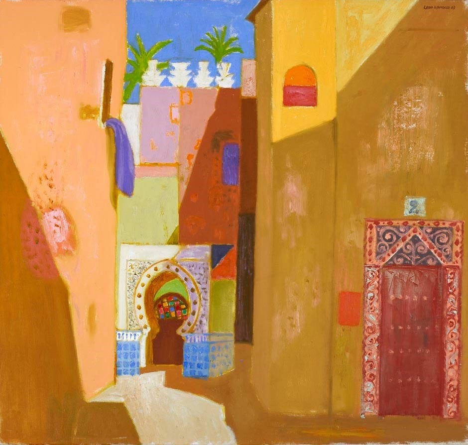 Leon Morrocco RSA, Alleyway in Old Marrakech, 2007
