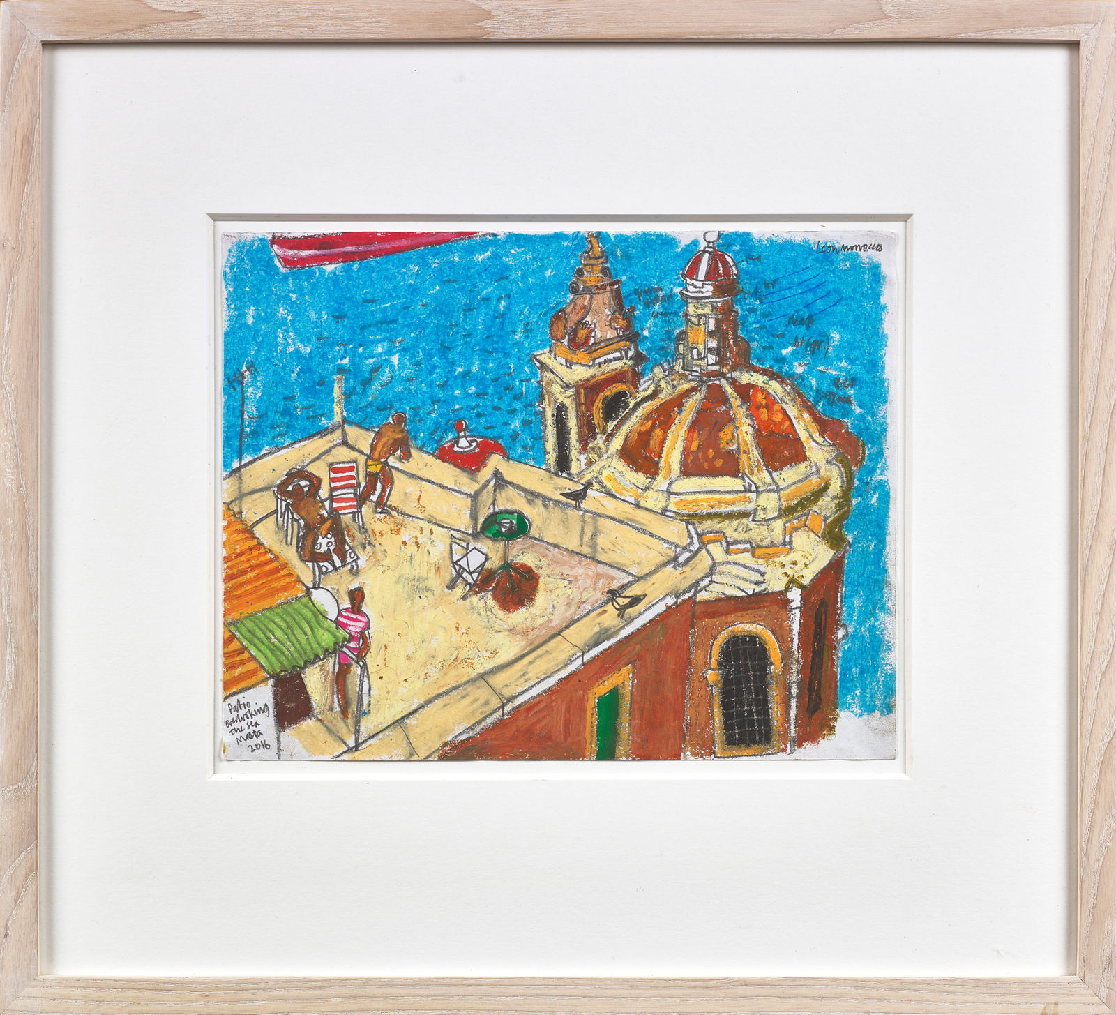 Leon Morrocco RSA, Patio Overlooking Sea, Malta, 2016