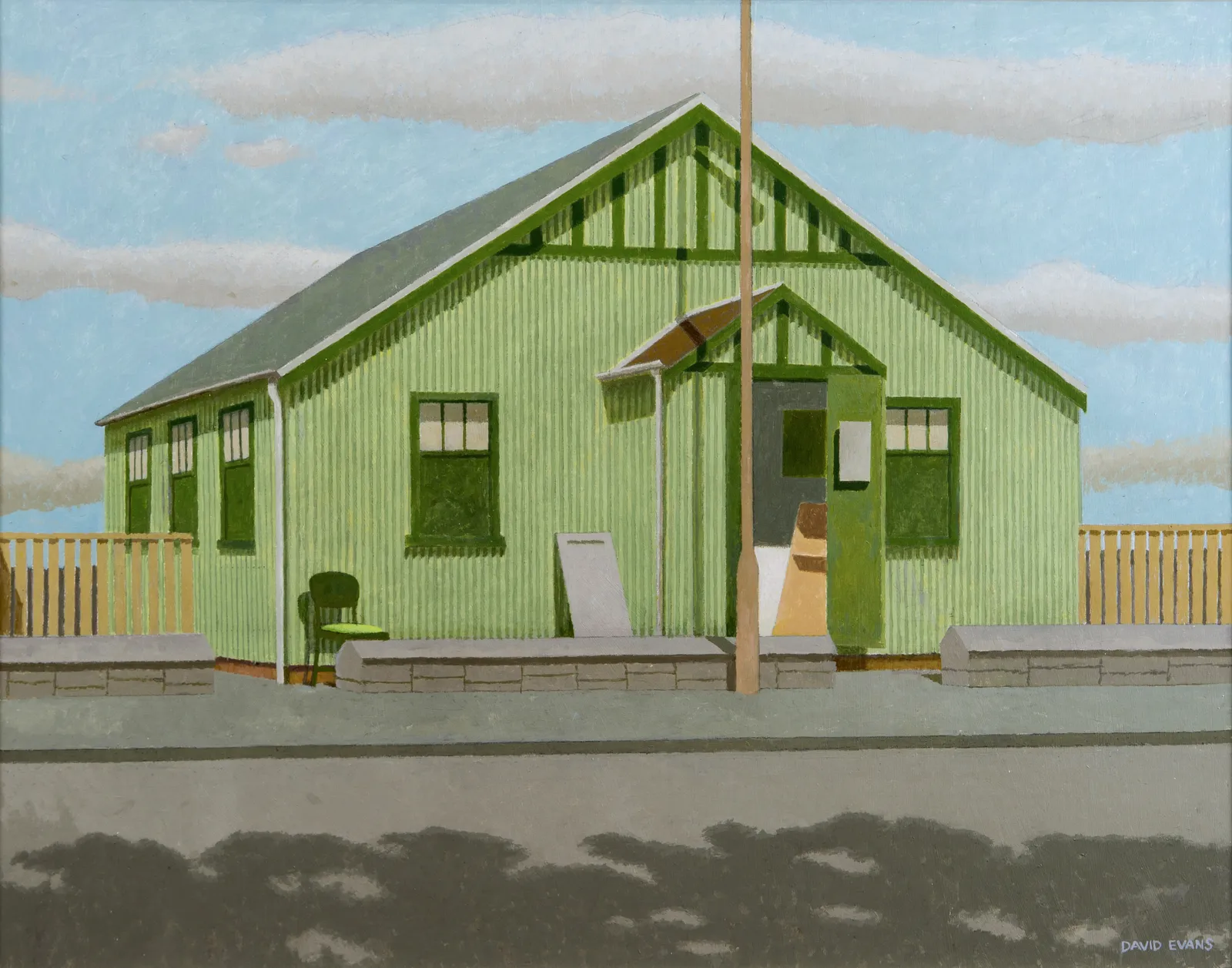 David Evans RSA, Shed