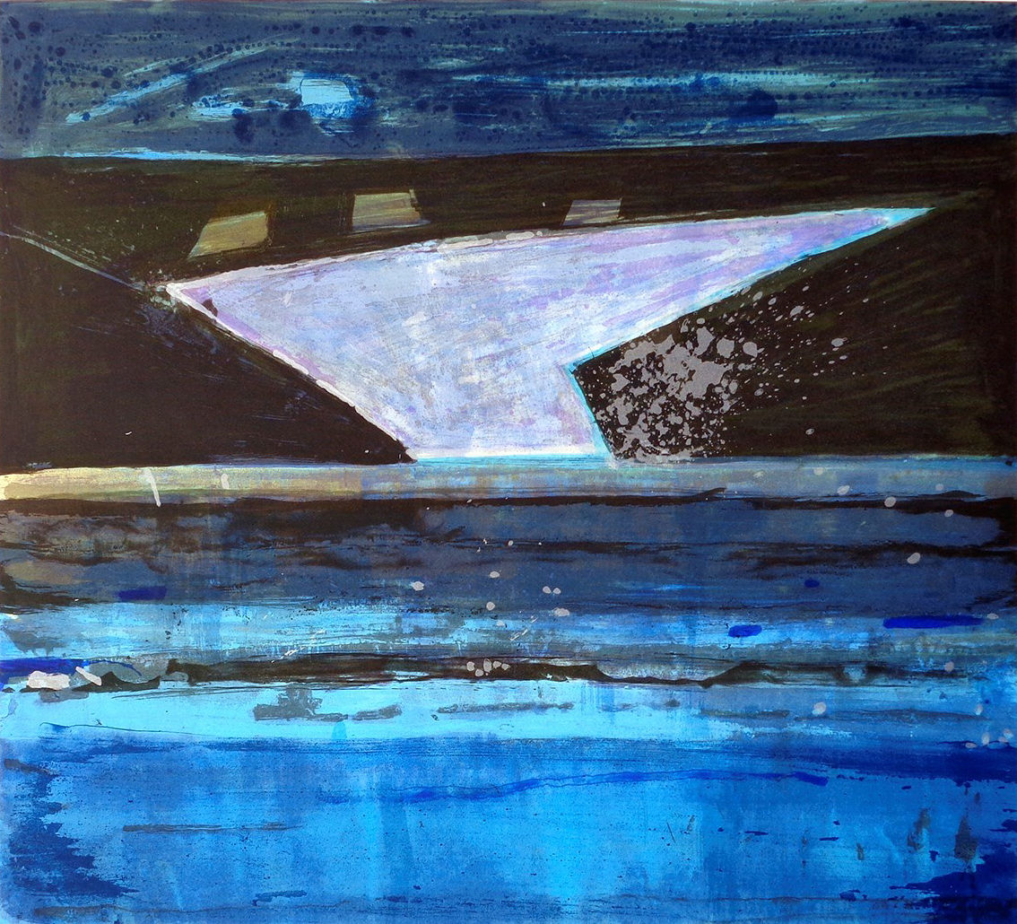 Barbara Rae RSA, Arctic Glacier