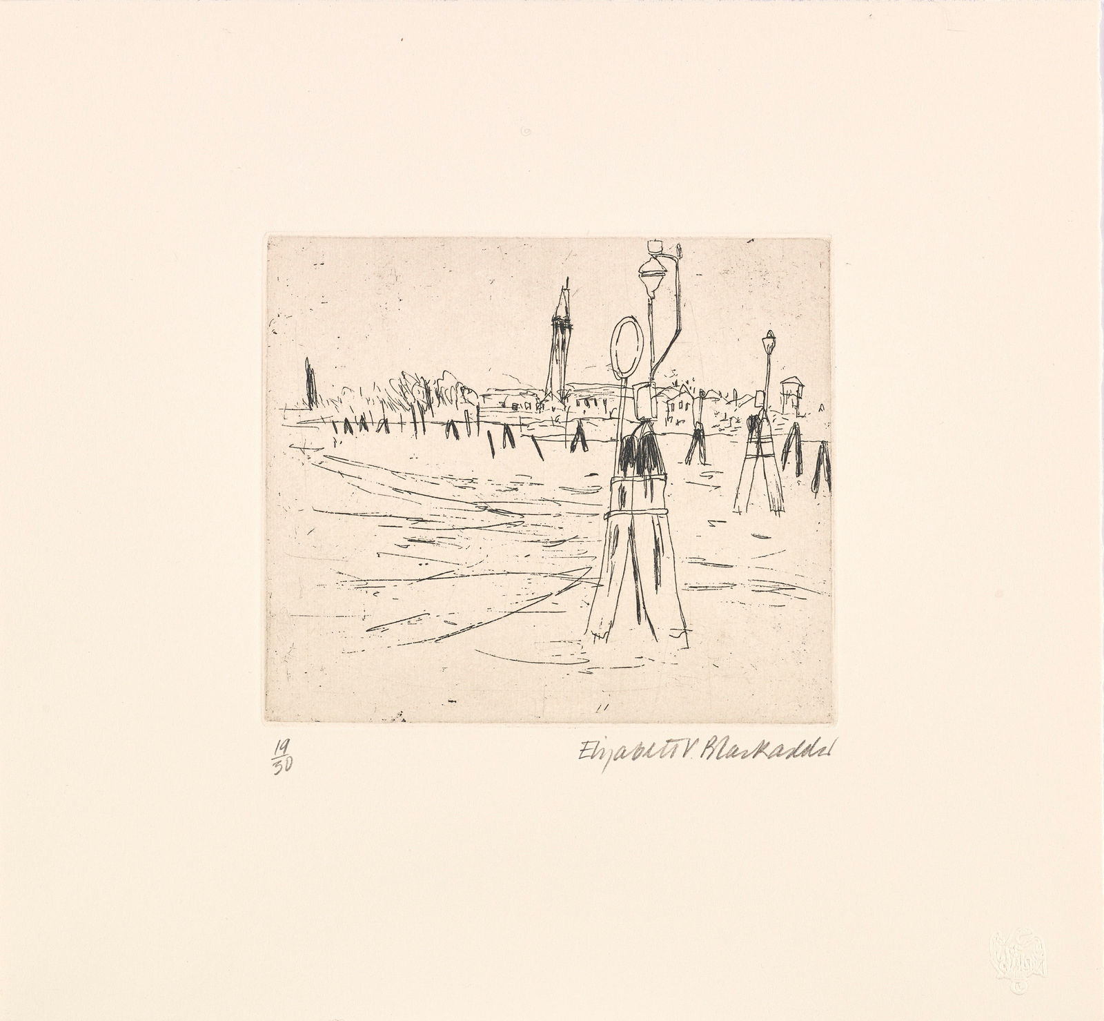 Elizabeth Blackadder RSA, Burano, 1998