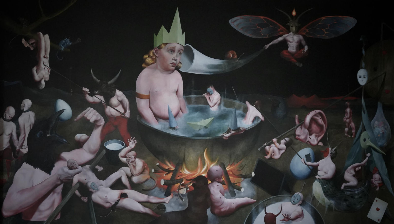 Ian Moir, The Infant Antichrist (Homage to an Unknown Portuguese Master), 2024