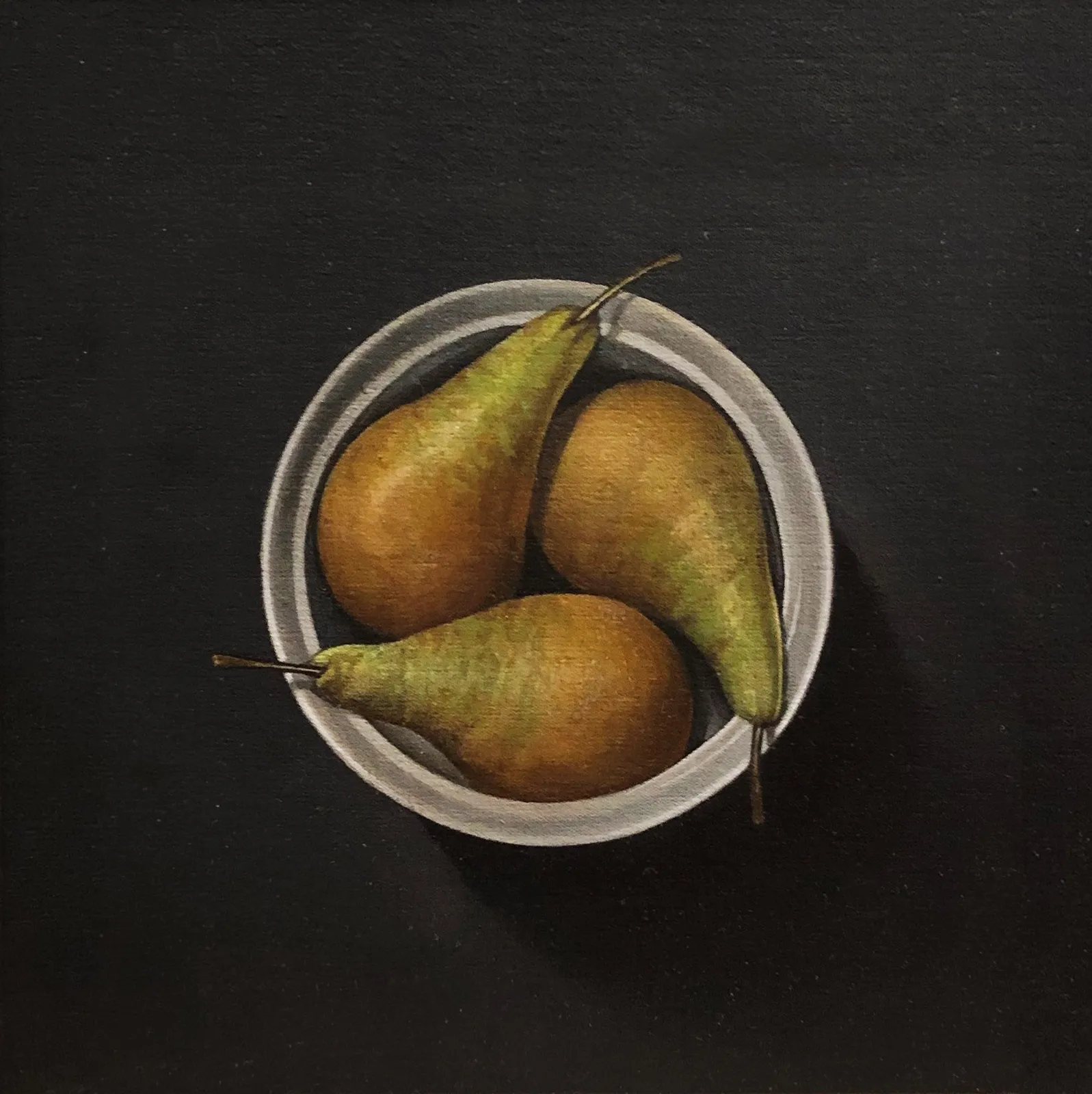 James H. Fairgrieve RSA, Pears in a Grey Bowl