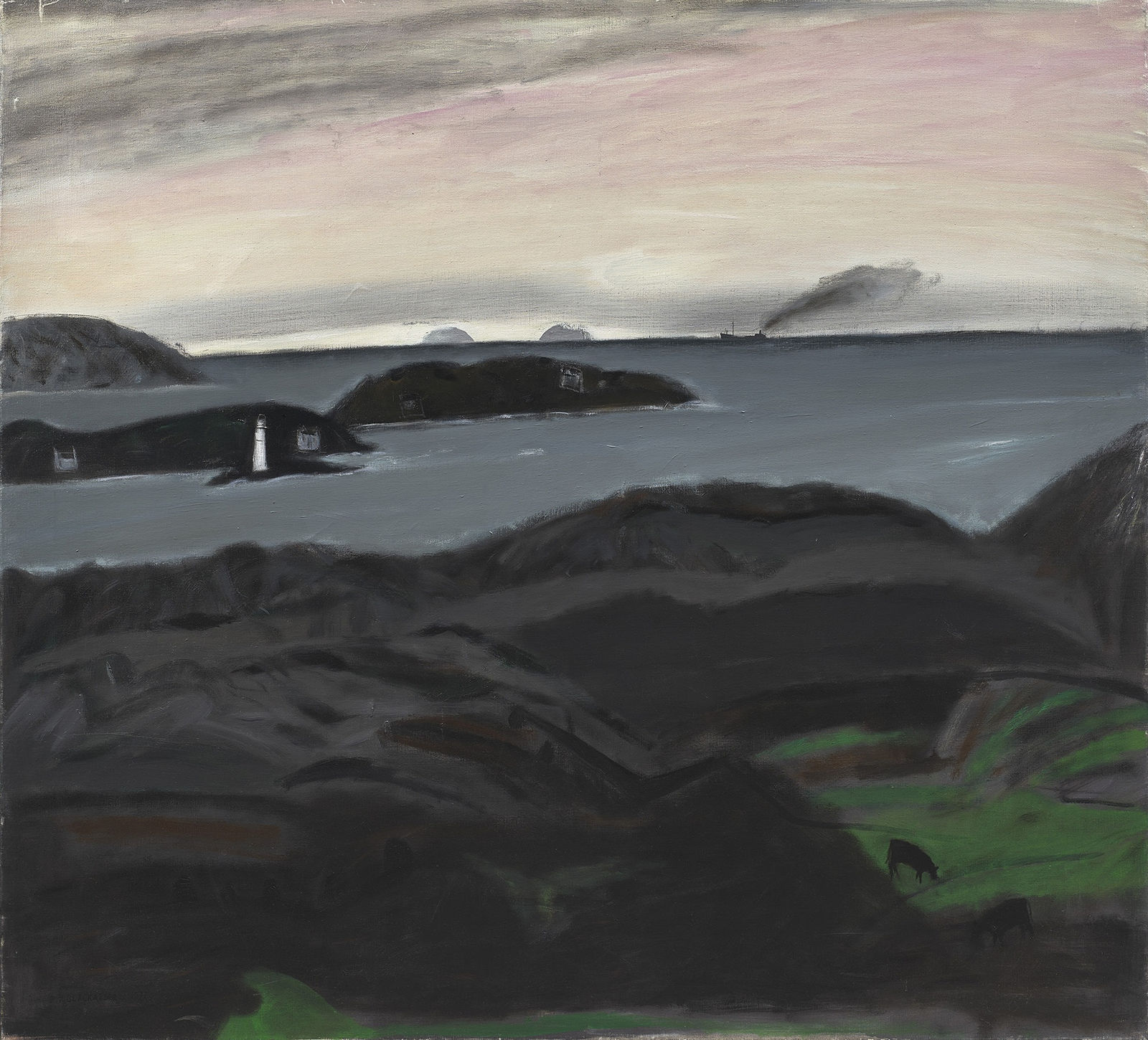 Dame Elizabeth Blackadder RSA, Scalpay, Looking Towards the Shiant Islands, 1977