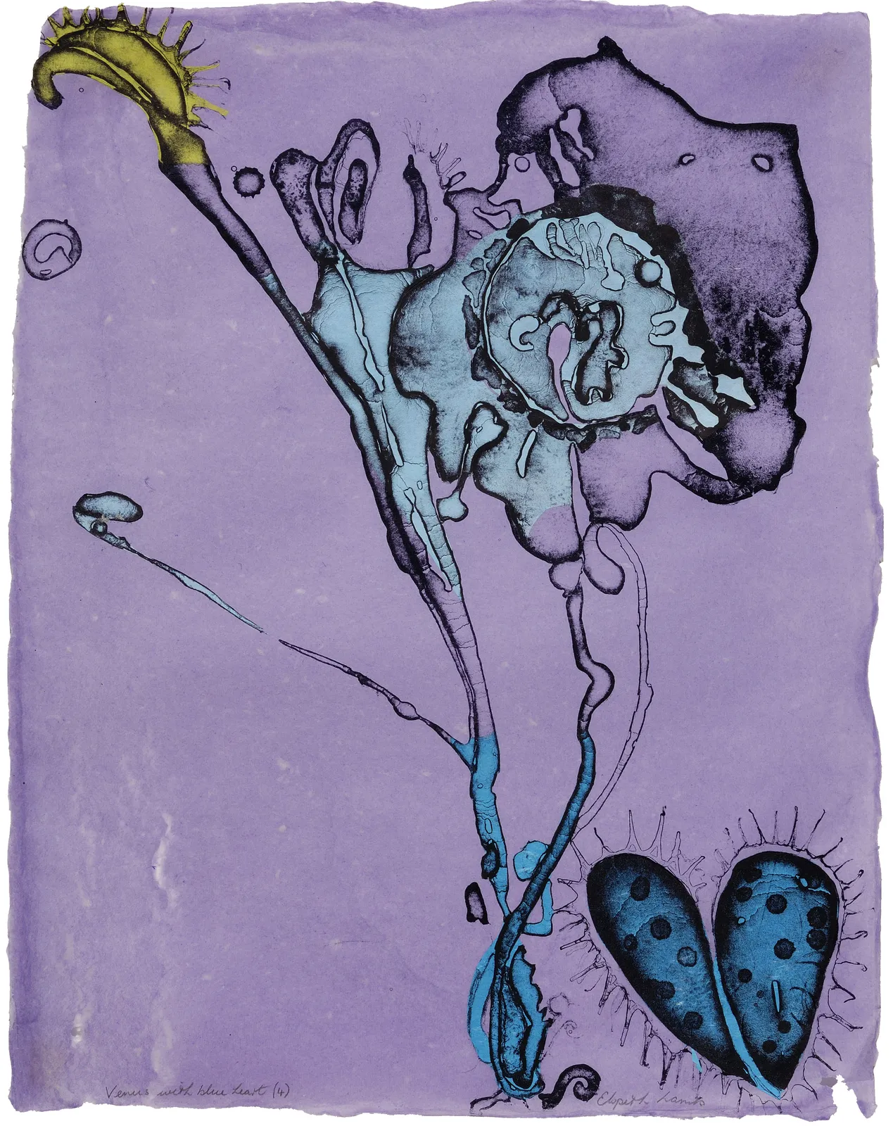 Elspeth Lamb RSA, Blue Venus with Blue Heart