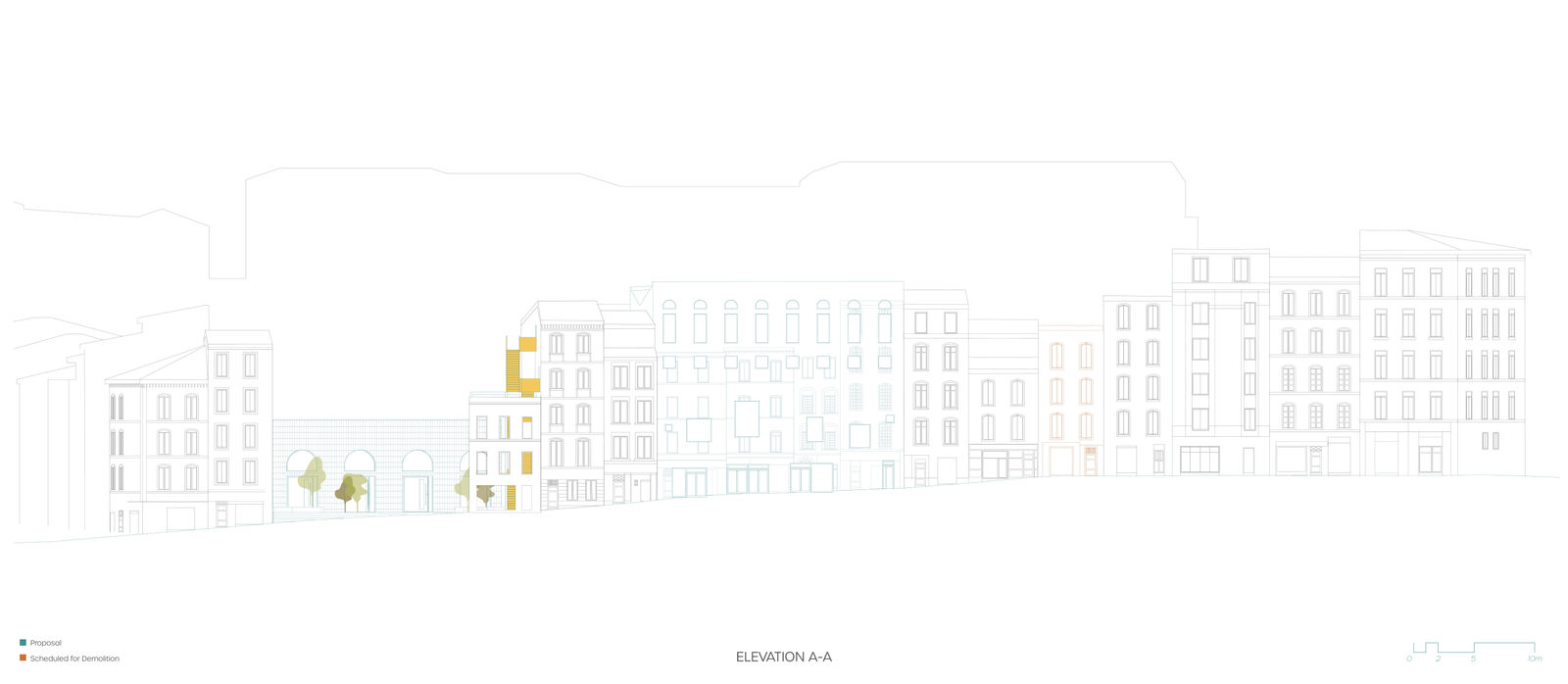 Emily Morgan, Elevation A-A, 2024