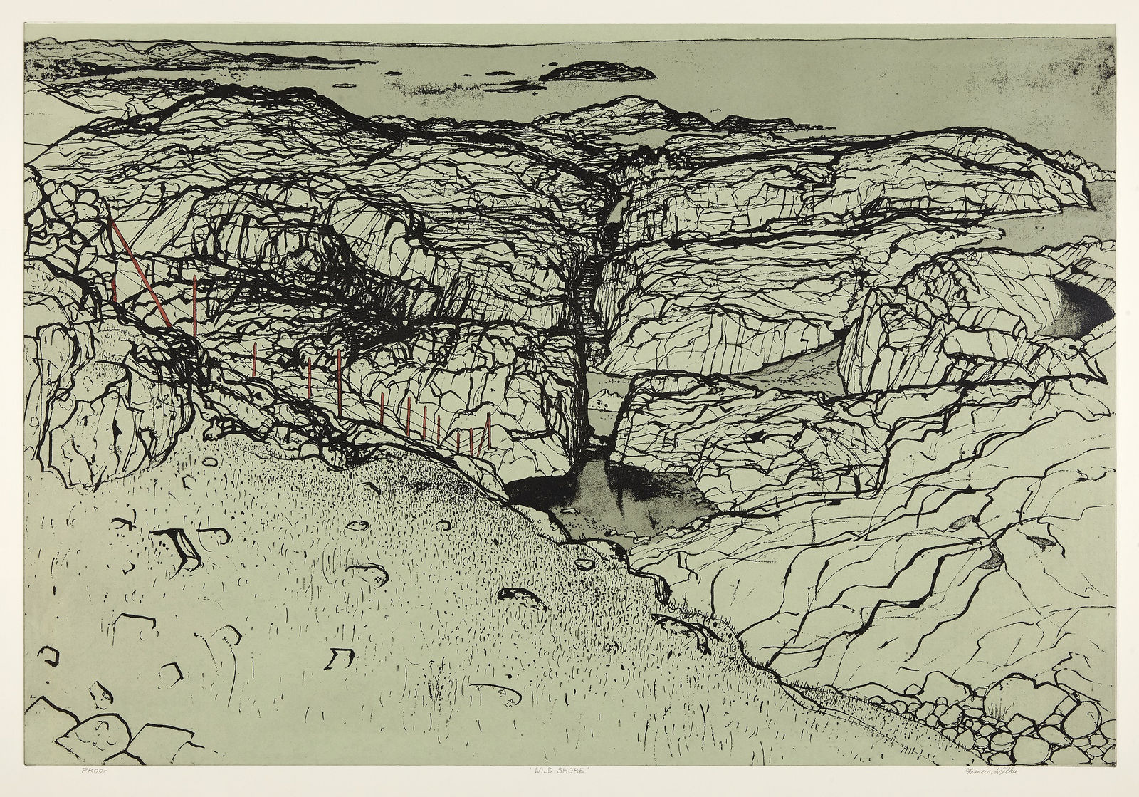 Frances Walker RSA, Wild Shore, Tiree, 2015