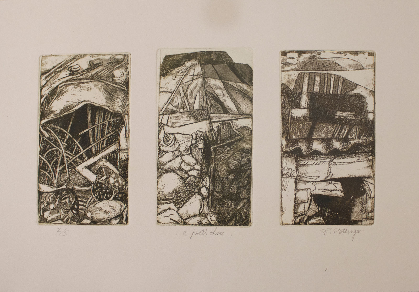 Frank Pottinger RSA, A Poet's Three