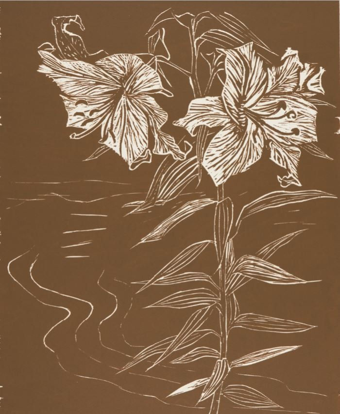 Elizabeth Blackadder RSA, Lilies, 1989