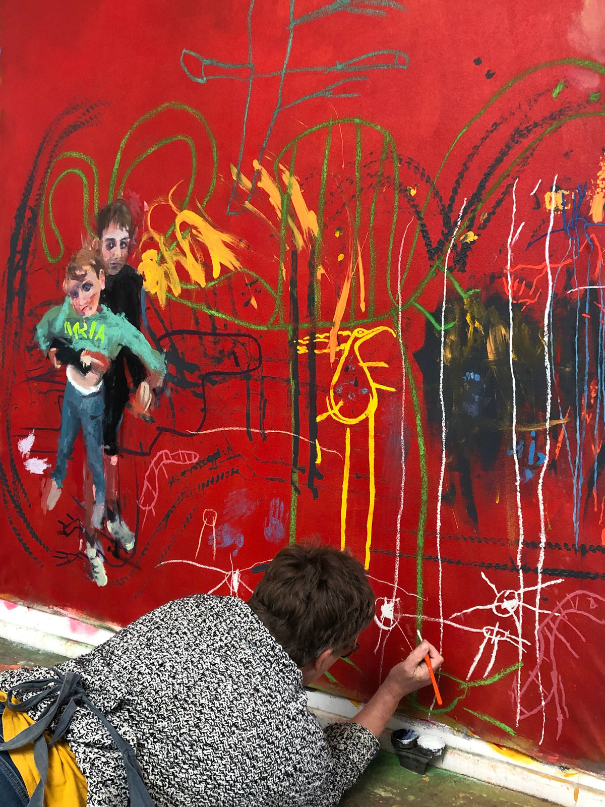 Kate Downie RSA, Dead or Alive (Conversations with Joan), 2023-24