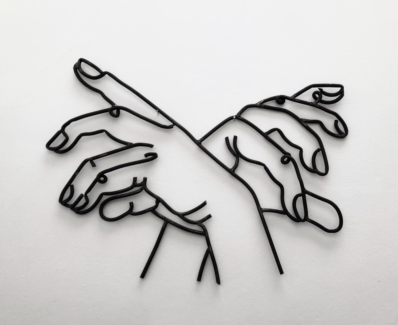 Agnes Jones, Crossed hands, 2024