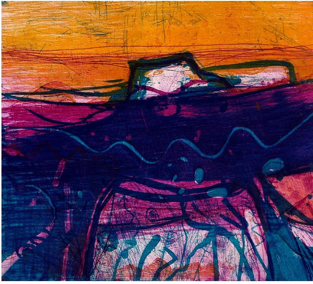 Barbara Rae RSA, Desert Stone