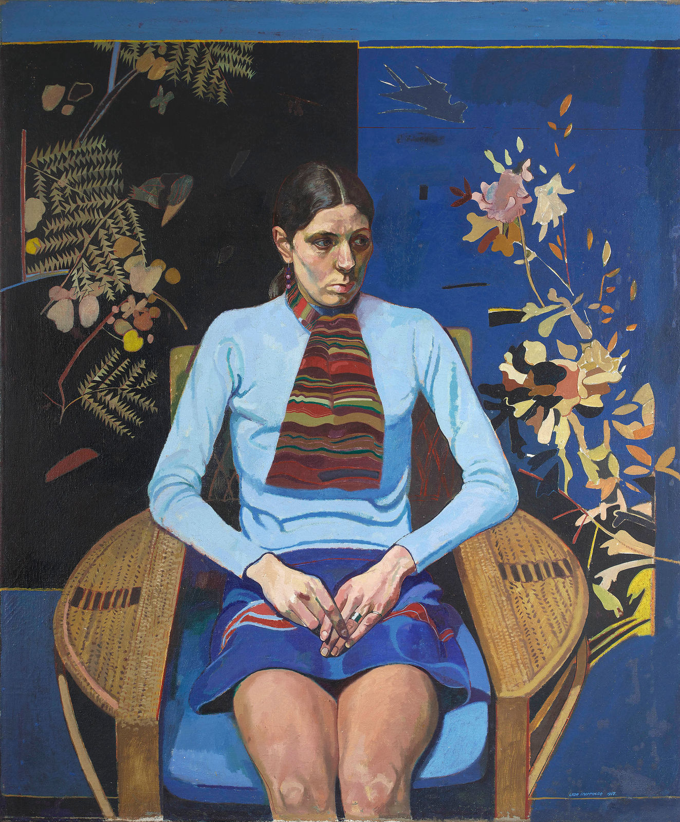 Leon Morrocco RSA, First Portrait of Jean, 1967