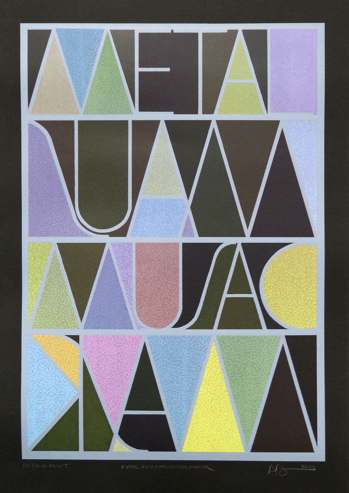 Arthur Watson PPRSA, Metal Memphis Musac Mask