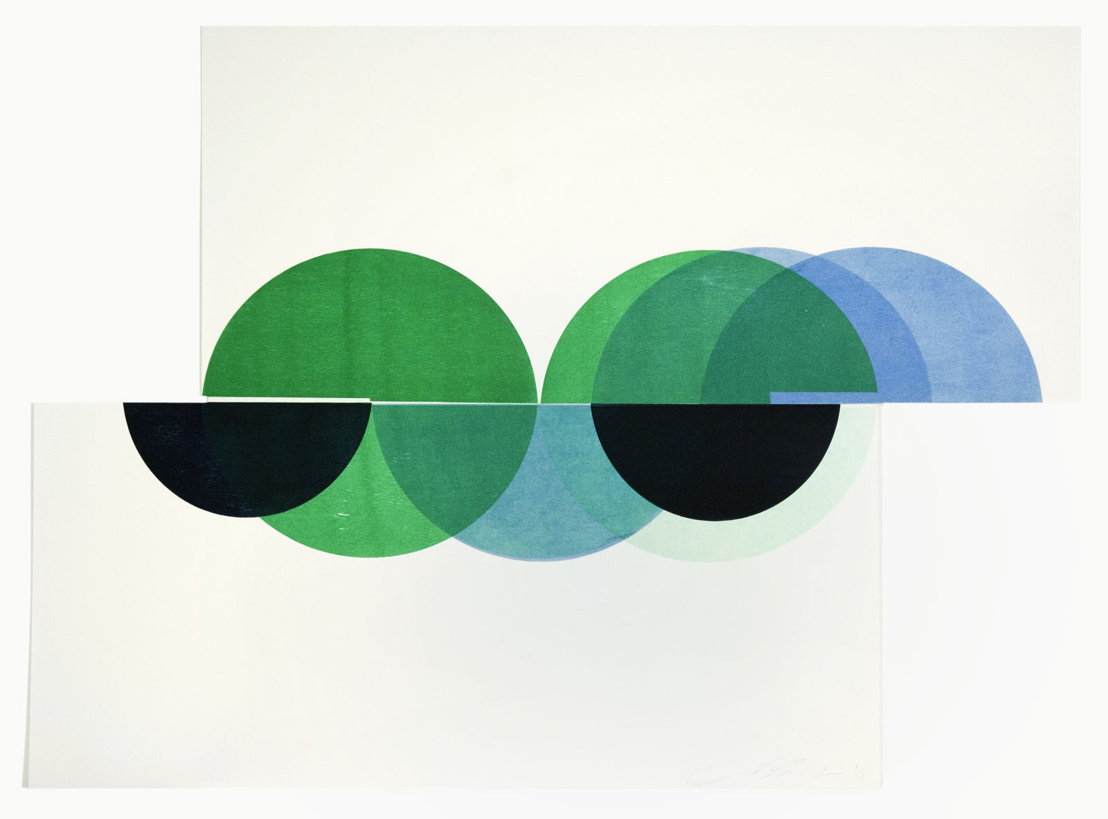 Jo Ganter RSA, Semi-Circle Sections Overlap 2