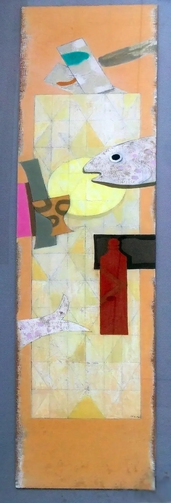 William Littlejohn RSA, Still Life - Two Fish, 1974