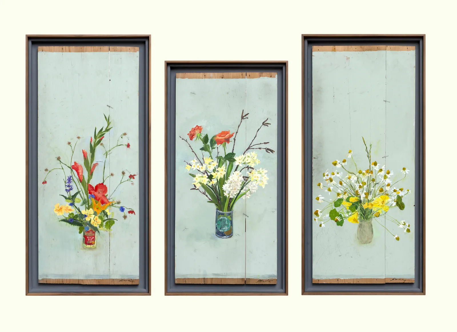 Kate Downie RSA, Pesto Flowers (September)