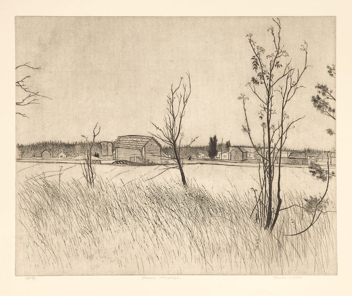 Frances Walker RSA, Finnish Landscape, 1980