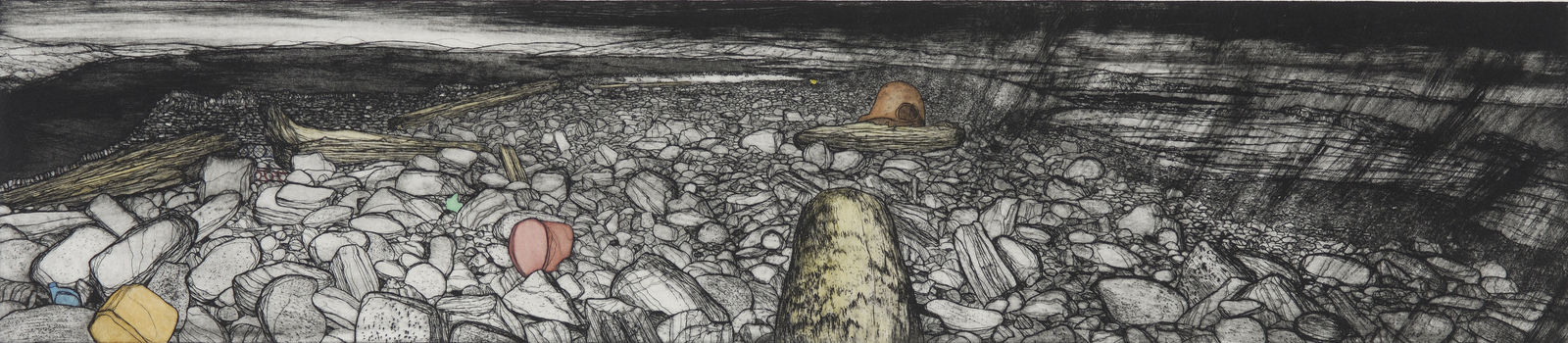 Frances Walker RSA, Storm Beach, Boreray, 2001