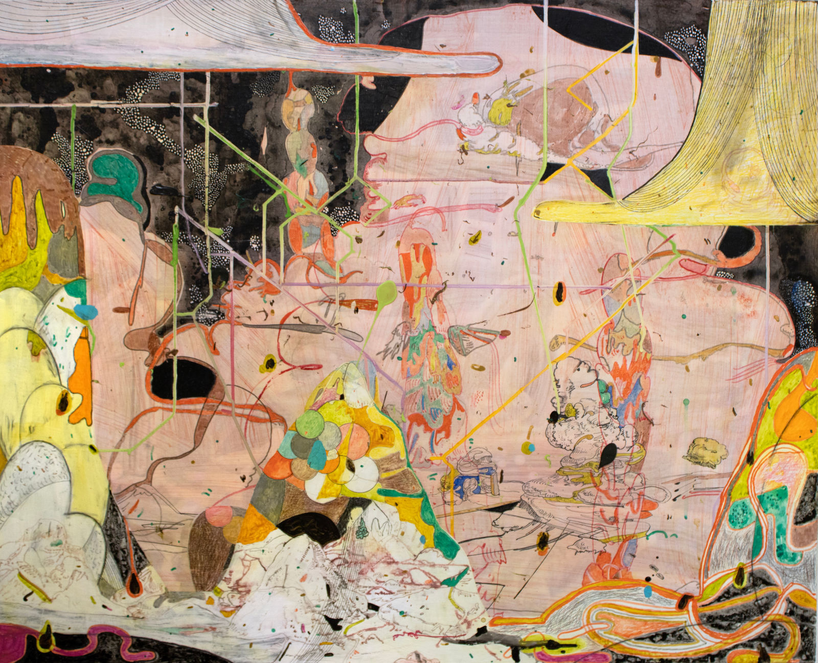 Graeme Todd RSA, Mount Withinland (or Snakes Snakes Everywhere Snakes), 2015