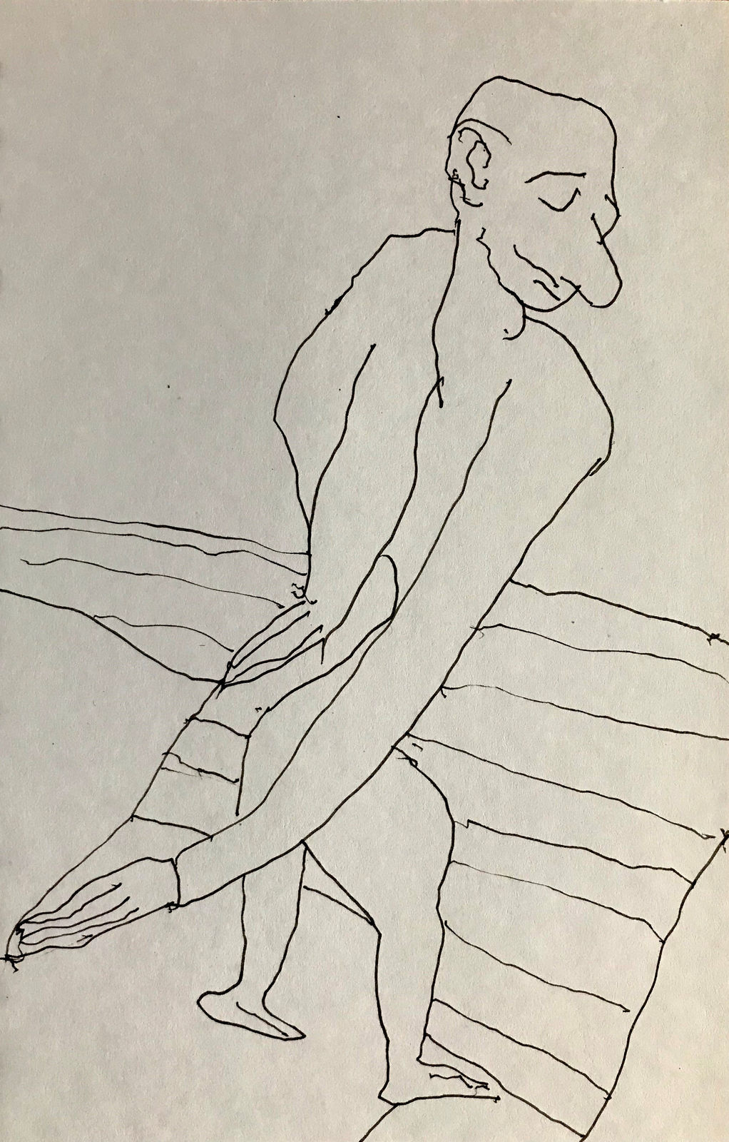 J. Grant Clifford RSA, Self Portrait 4