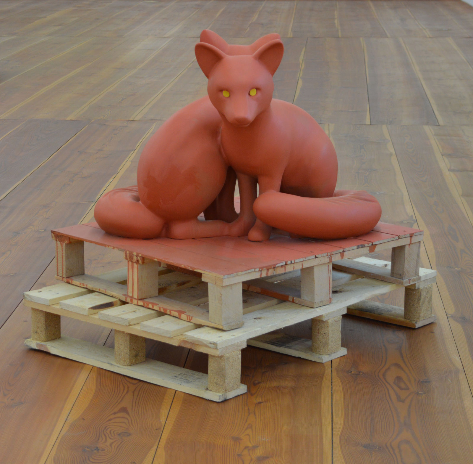 Kenny Hunter RSA, Fox x 2, 2014